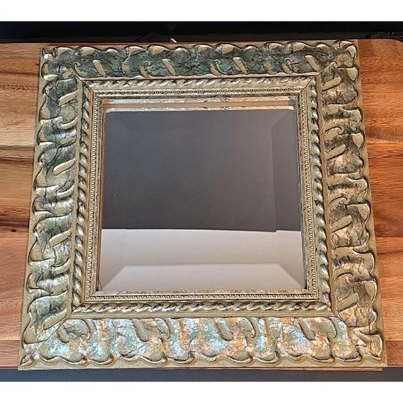 Stone Mirror By Dayton Hudson Corp Vtg 1999 12x12x1.5